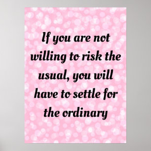 Poster Guillemets et paroles motivationnels