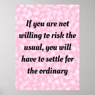 Poster Guillemets et paroles motivationnels