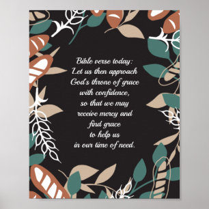 Poster Guillemets modifiables avec motif de pain