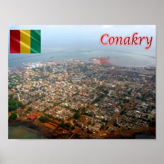 Poster Guinée - Conakry - (Devant)
