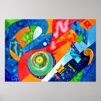 Poster "Guitar Groove" par R.A.Brown©