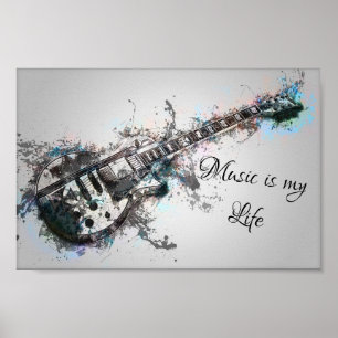 Poster Guitare