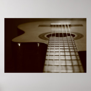 Poster Guitare acoustique