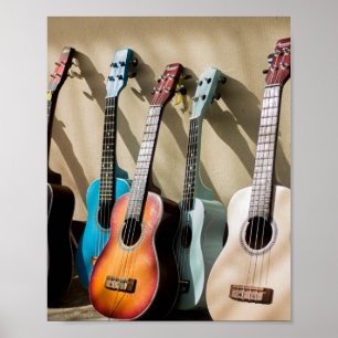 Poster Guitare acoustique géniale