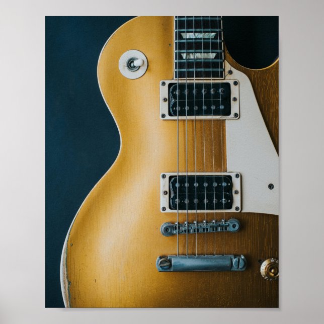 Poster Guitare acoustique géniale (Devant)