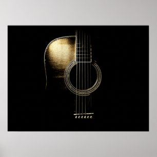 Poster Guitare acoustique Lite