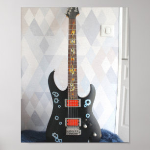 Poster Guitare acoustique mignonne