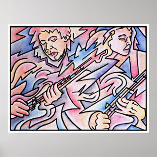 Poster Guitare Duel