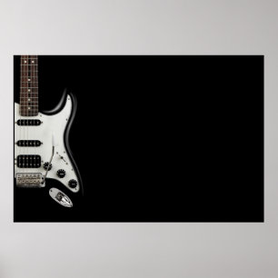 Poster Guitare électrique classique - Stratocaster Iconiq