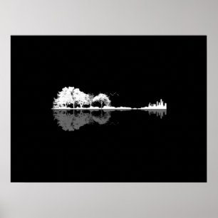 Poster Guitare naturelle