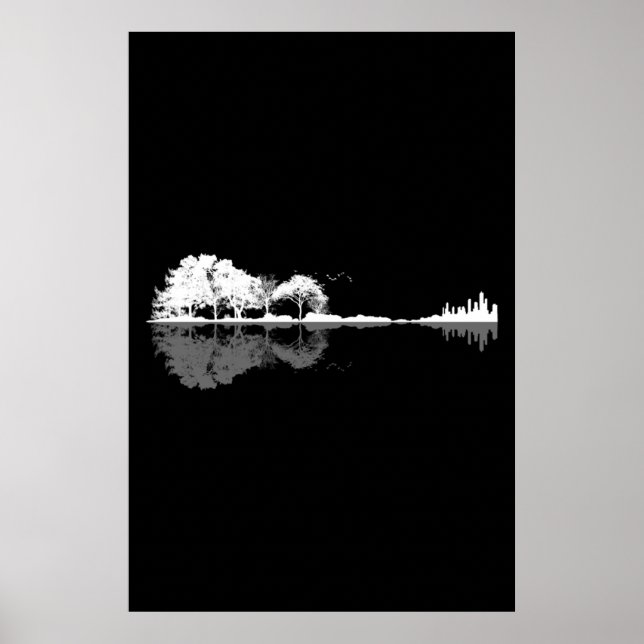 Poster Guitare naturelle (Devant)