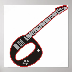 Poster Guitare O