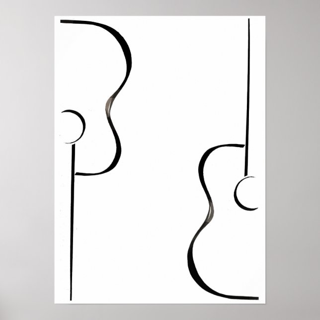 Poster Guitares (Devant)