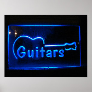 Poster Guitares