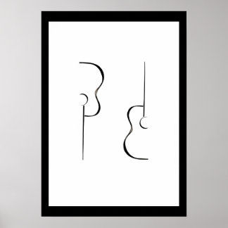 Poster Guitares