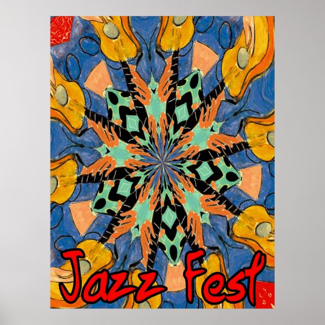Poster Guitares Jazz Fest 2 (Devant)