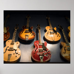 Poster Guitares vintages