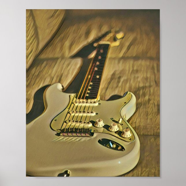 Poster Guitariste Birthday (Devant)