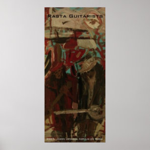 Poster Guitaristes de Rasta