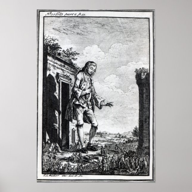 Poster Gulliver parmi les Lilliputiens (Devant)