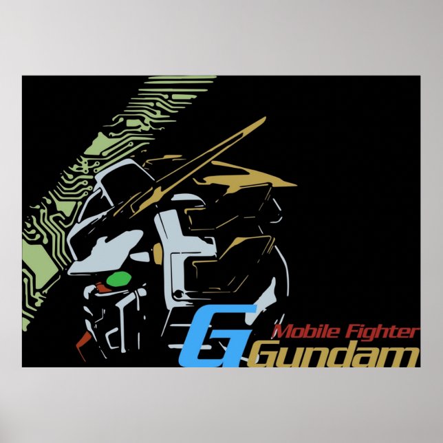 Poster Gundam Shining Gundam (Devant)