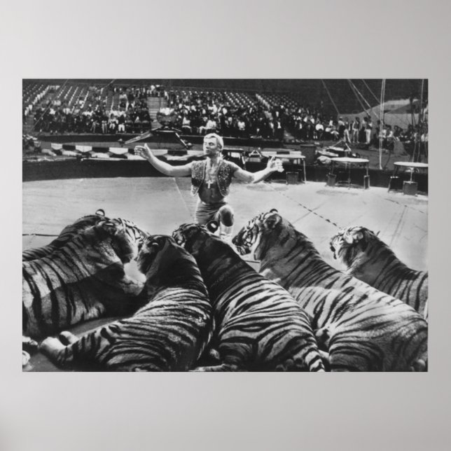 Poster Gunther Gebel-Williams 1969 (Devant)