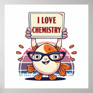 Poster Guppies et chimie d'amour