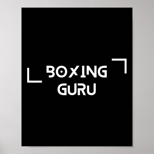 Poster Guru de boxe (Devant)