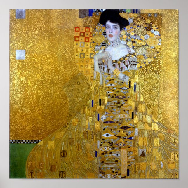 Poster Gustav Klimt Adele Bloch-Bauer I (Devant)