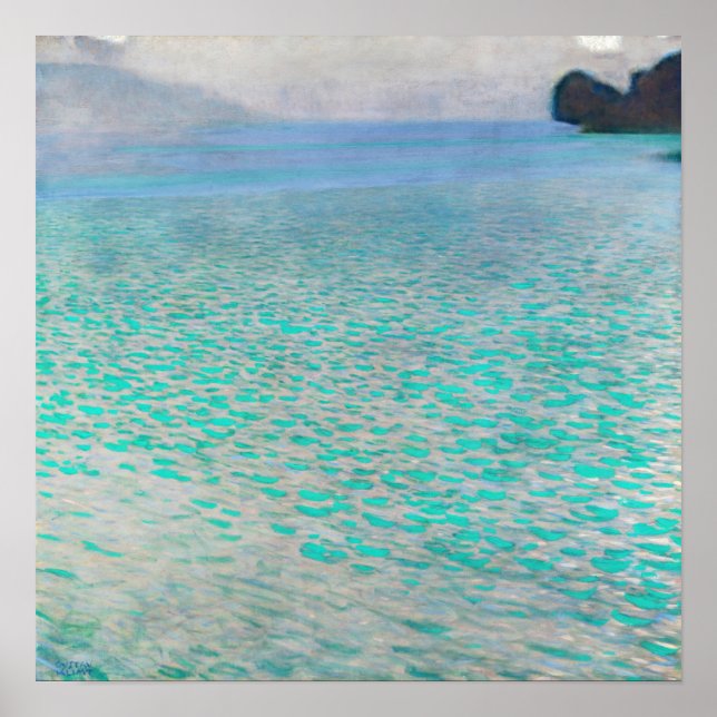 Poster Gustav Klimt - Attersee (Devant)
