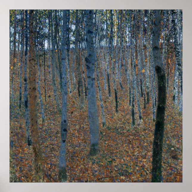 Poster Gustav Klimt - Beech Grove I (Devant)