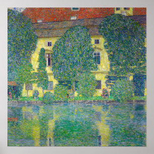 Poster Gustav Klimt - Château Kammer am Attersee III