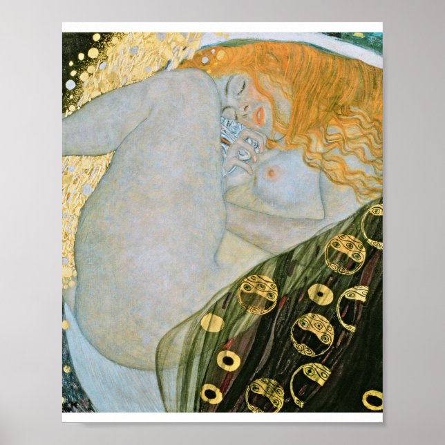 Poster Gustav Klimt - Danae (Devant)