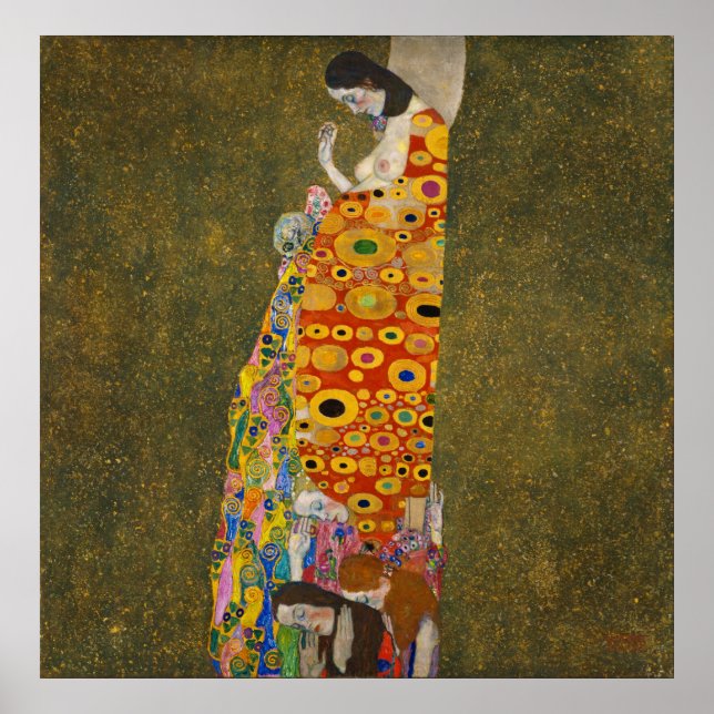 Poster Gustav Klimt - Espoir (Devant)