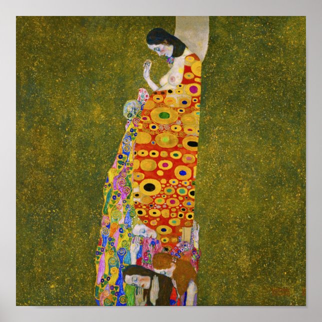 Poster Gustav Klimt - Hope II (Devant)