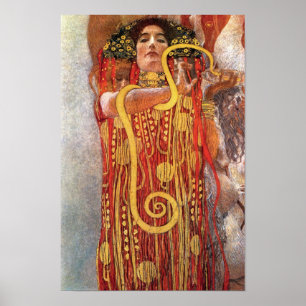 Poster Gustav Klimt - Hygieia Déesse de la Médecine de la