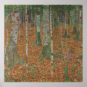 Poster Gustav Klimt ~ La Forêt