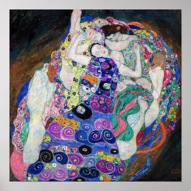 Poster Gustav Klimt - La Vierge (Devant)