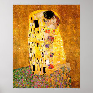 Poster Gustav Klimt "Le Baiser"