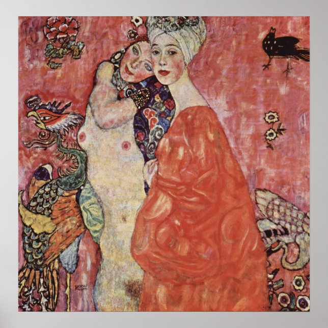 Poster Gustav Klimt - Les Amis Des Femmes (Devant)