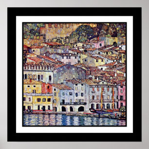 Poster Gustav Klimt - Malcesine au lac de Garde Italie