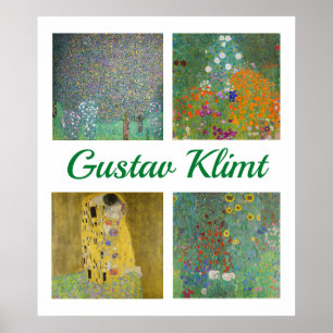 Poster Gustav Klimt Masterpieces Patchwork