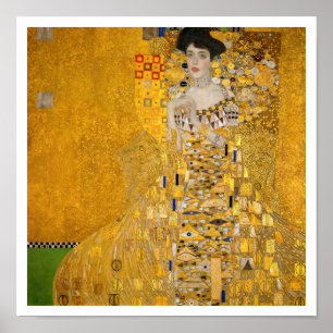 Poster Gustav Klimt - Portrait d'Adèle Bloch-Bauer I