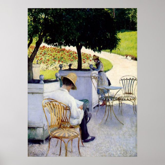 Poster Gustave Caillebotte (Devant)