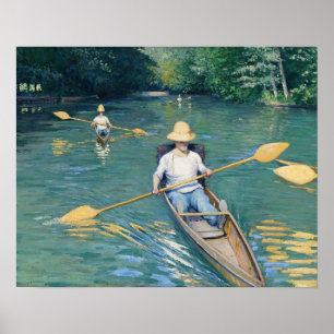 Poster Gustave Caillebotte - Périssoires sur l'Yerres