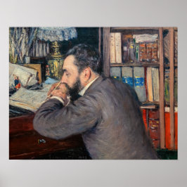 Poster Gustave Caillebotte - Portrait d'Henri Cordier