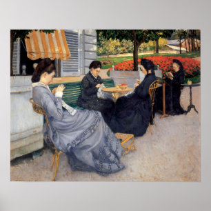 Poster Gustave Caillebotte - Portraits dans la campagne
