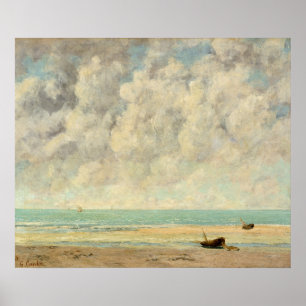 Poster Gustave Courbet   la mer calme