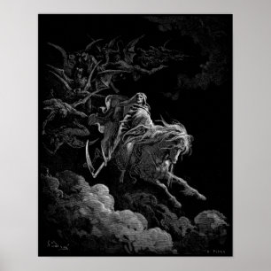 Poster Gustave Dore Death on the Pale Horse