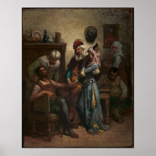 Poster Gustave Doré Don don Quichotte et Sancho Panza